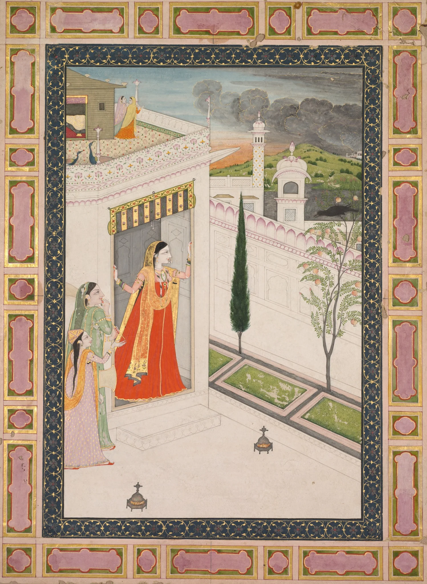 Augury of the Crow (Vasakasajja Nayika), detail