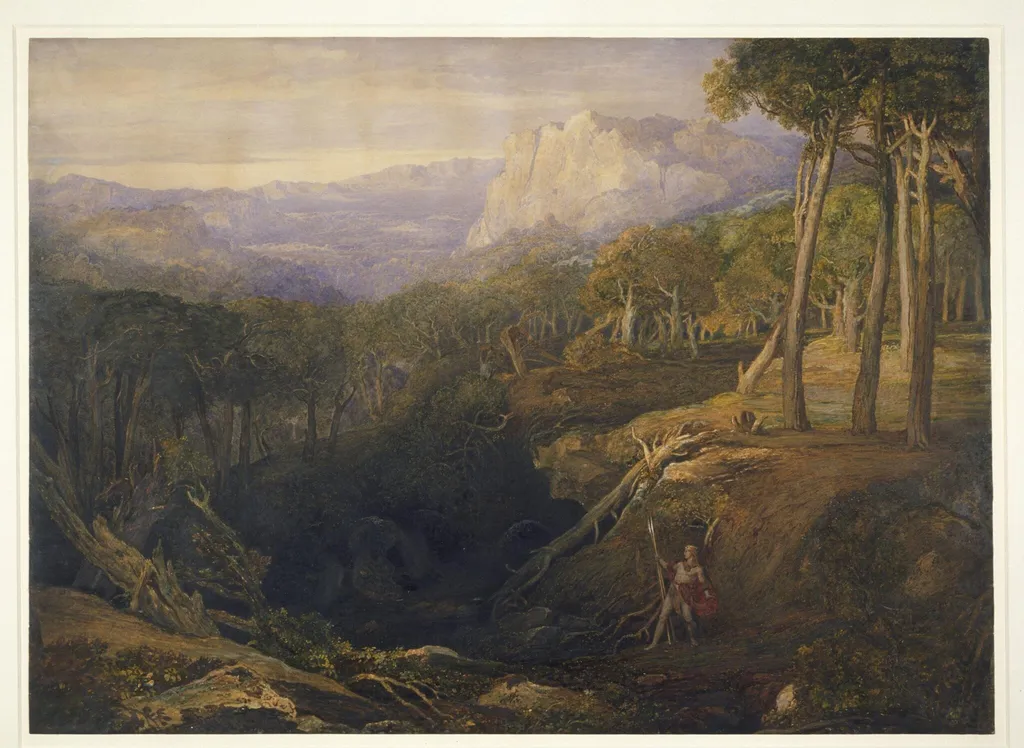 Jason in search of the Golden Fleece, by Francis Oliver Finch, watercolor, 1850