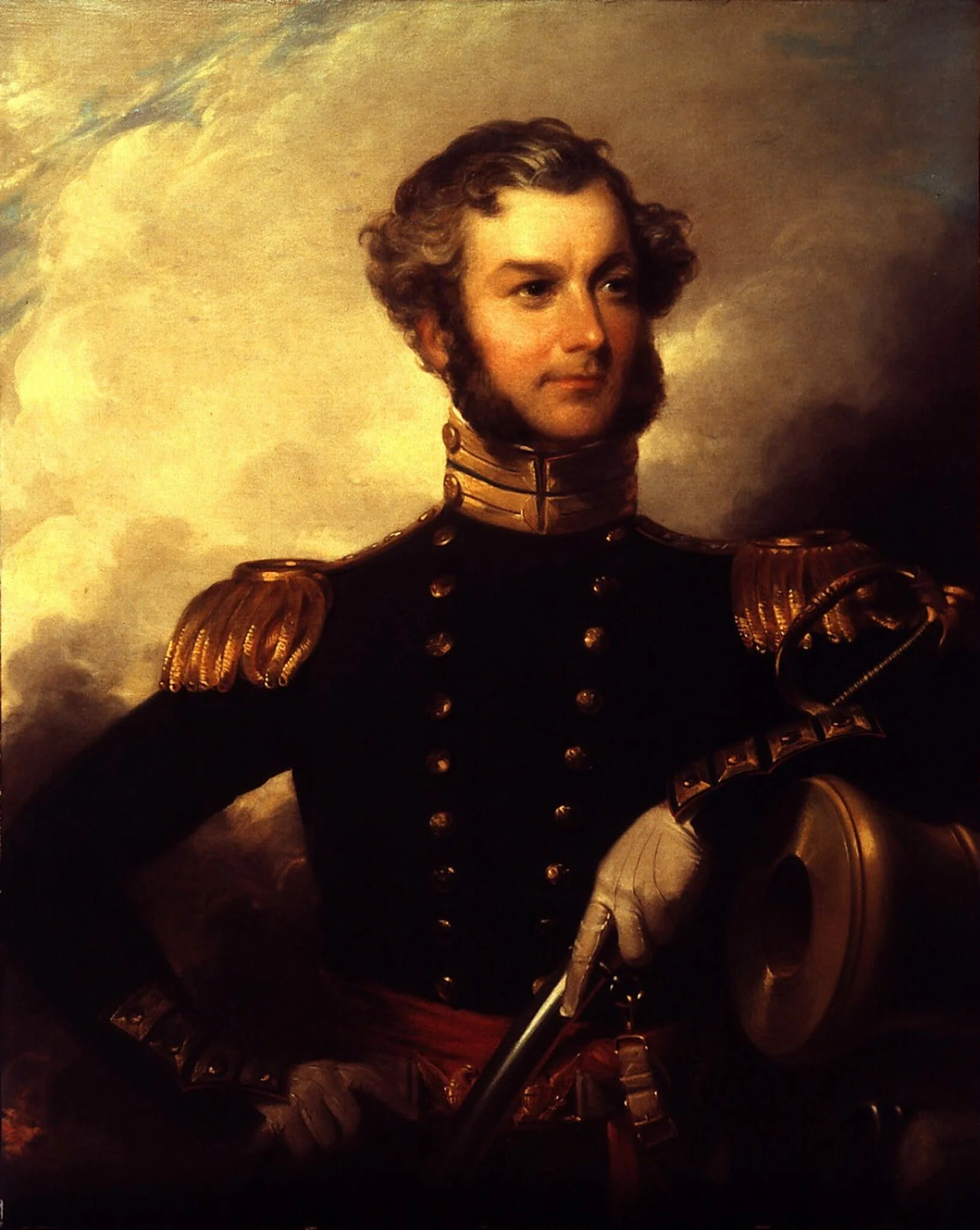 Colonel Augustus James Pleasonton, detail