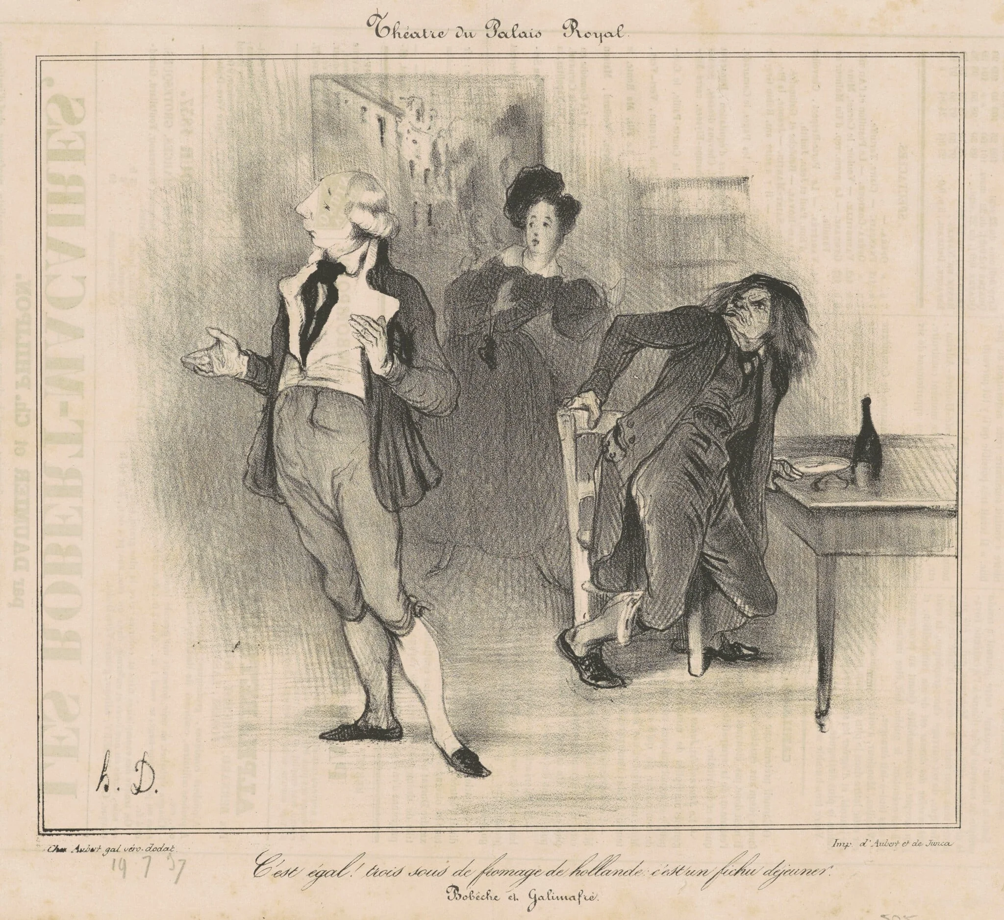 Théatre de palais royal..., detail