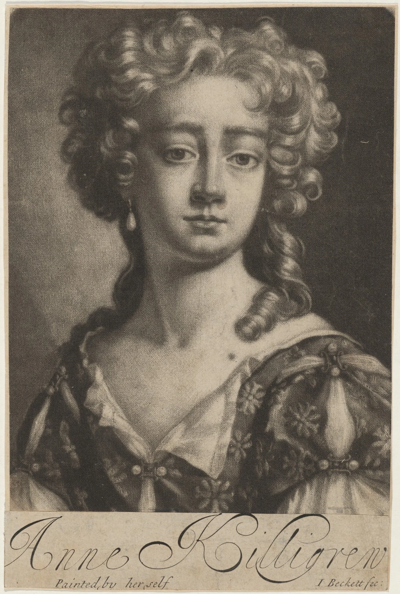 Mrs. Anne Killigrew, detail