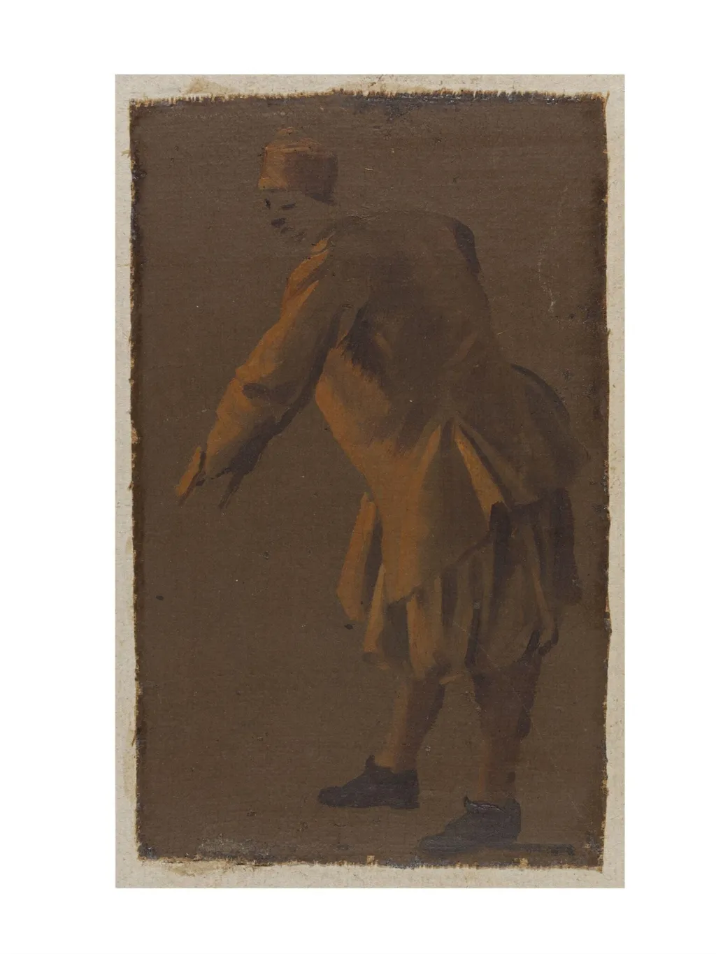A Gondolier, by Luca Carlevarijs, oil, 1700