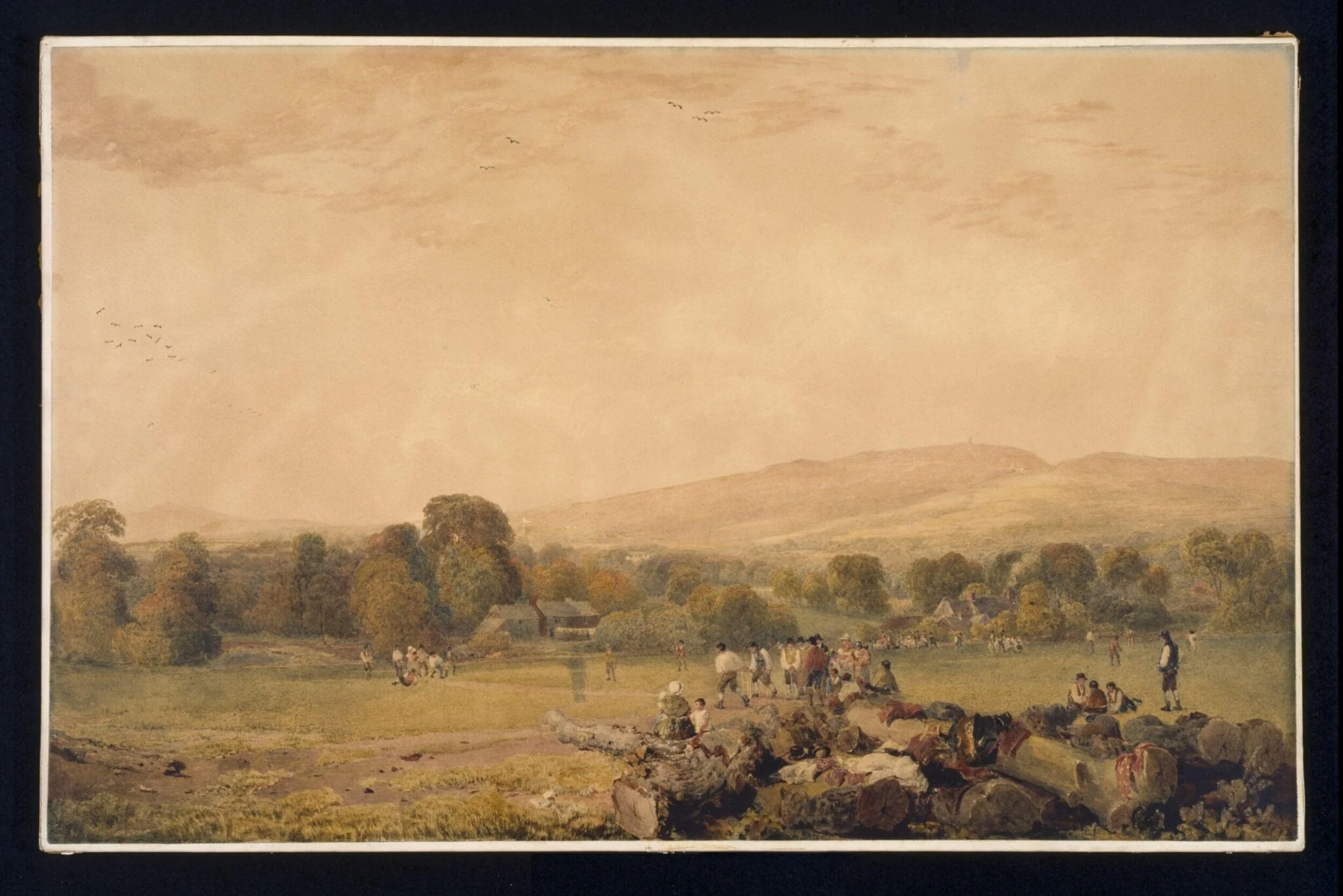 The Cricketers, detail