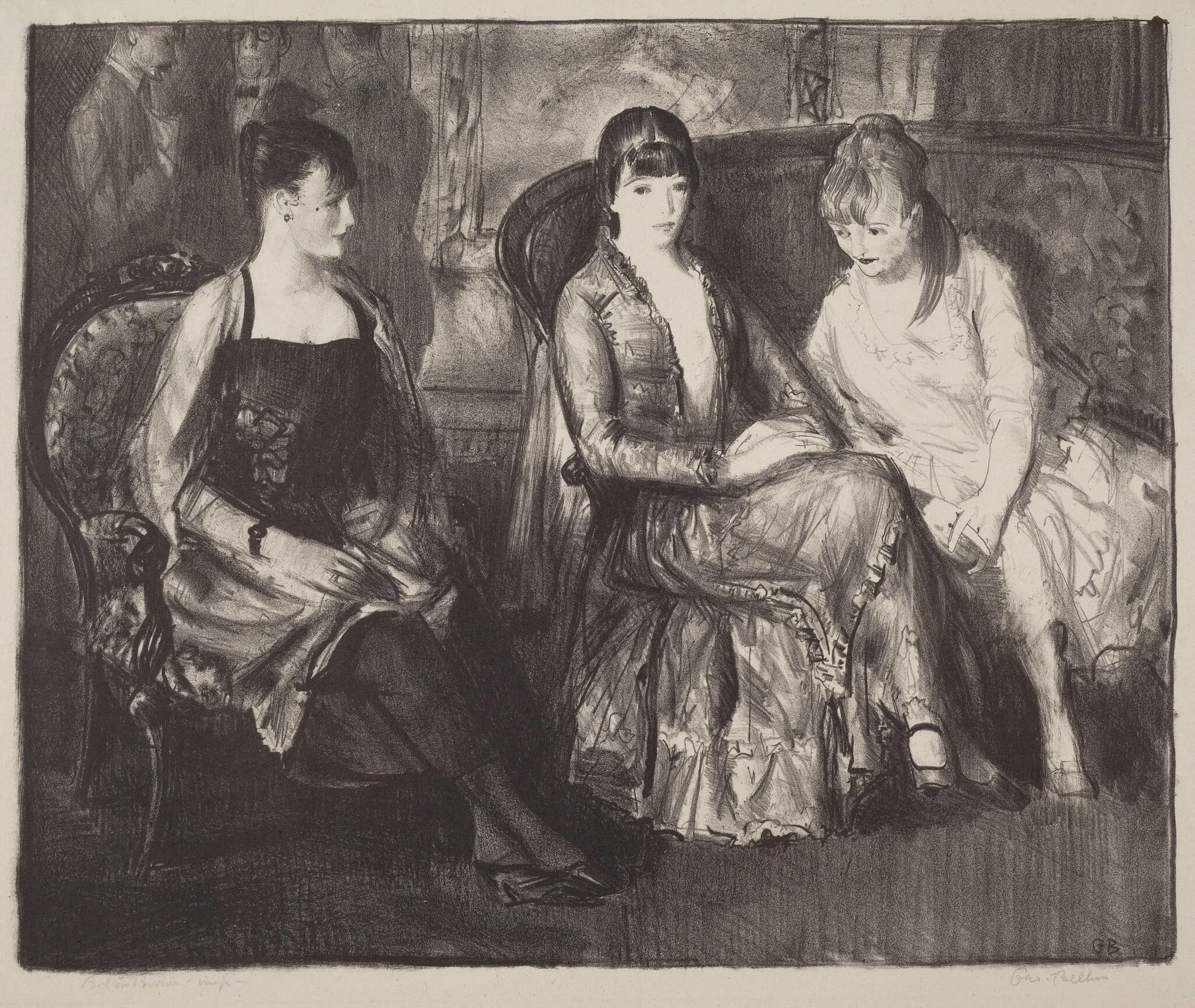 Elsie, Emma and Marjorie, second stone, detail