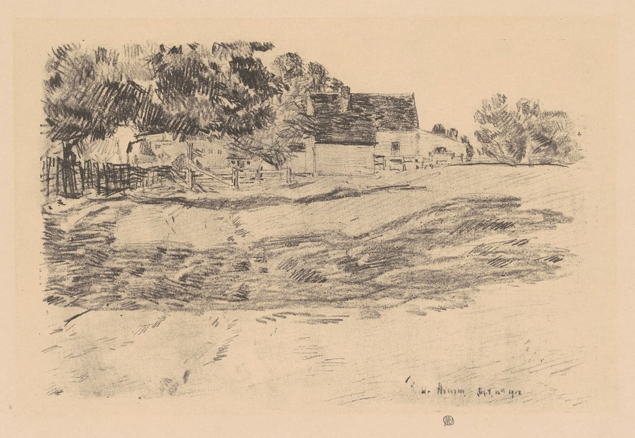 Afternoon Shadows, detail