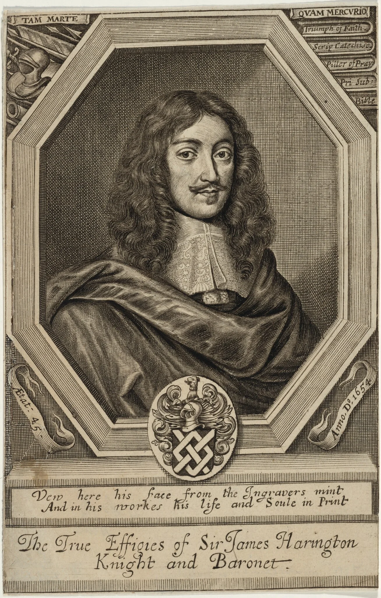 Sir James Harrington, Bart., detail