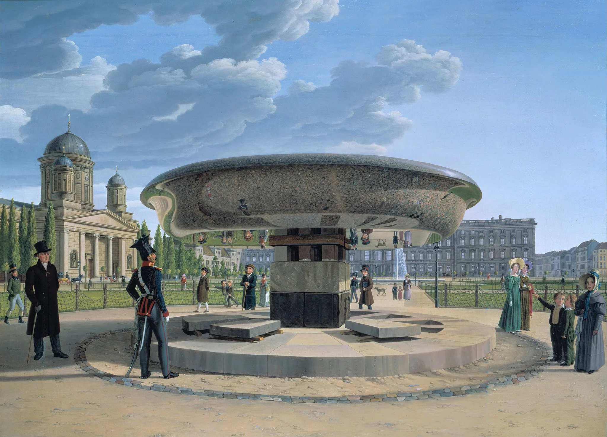 The Granite Bowl at the Lustgarten, Berlin, detail