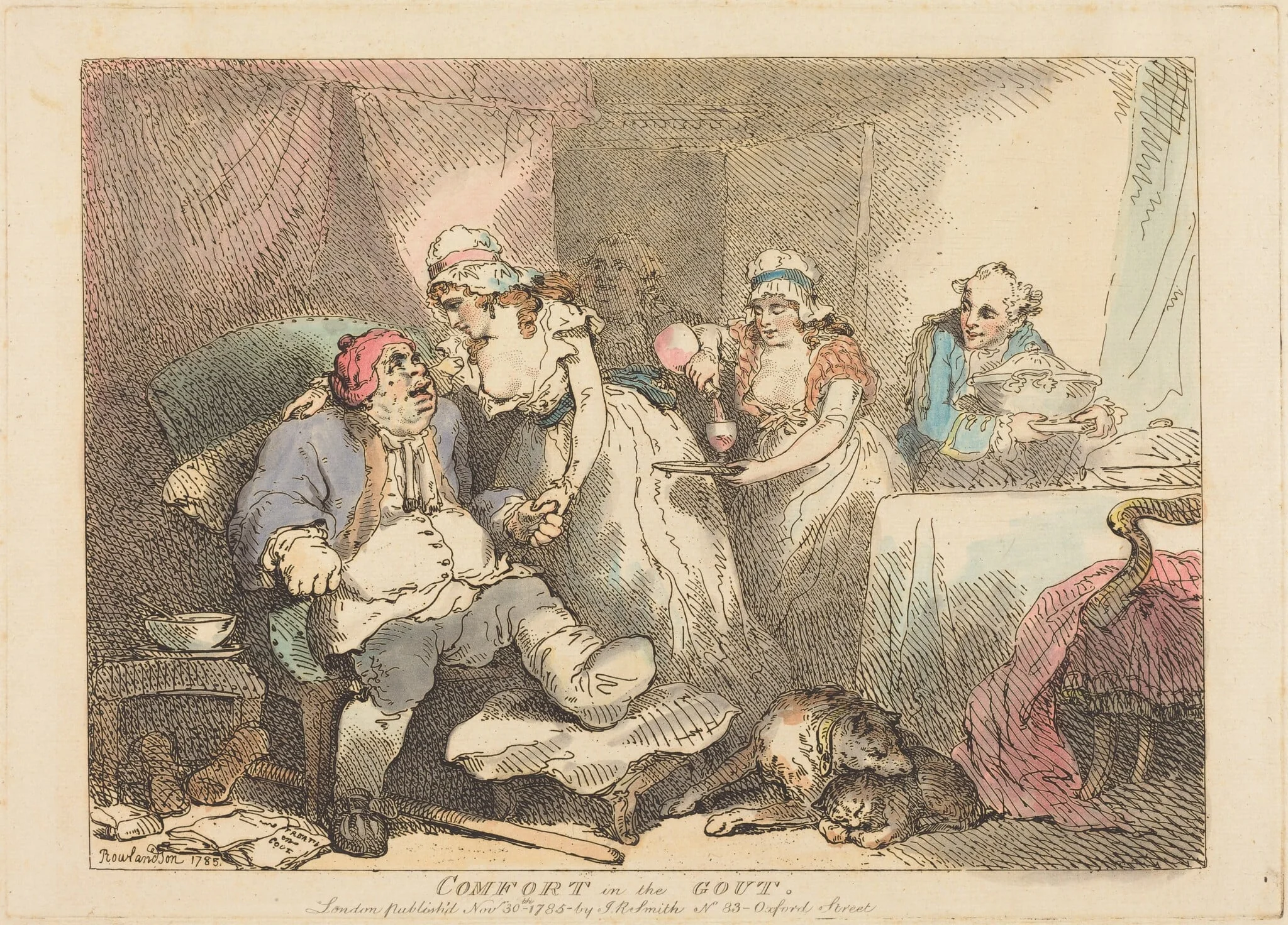 Comfort in the Gout, detail