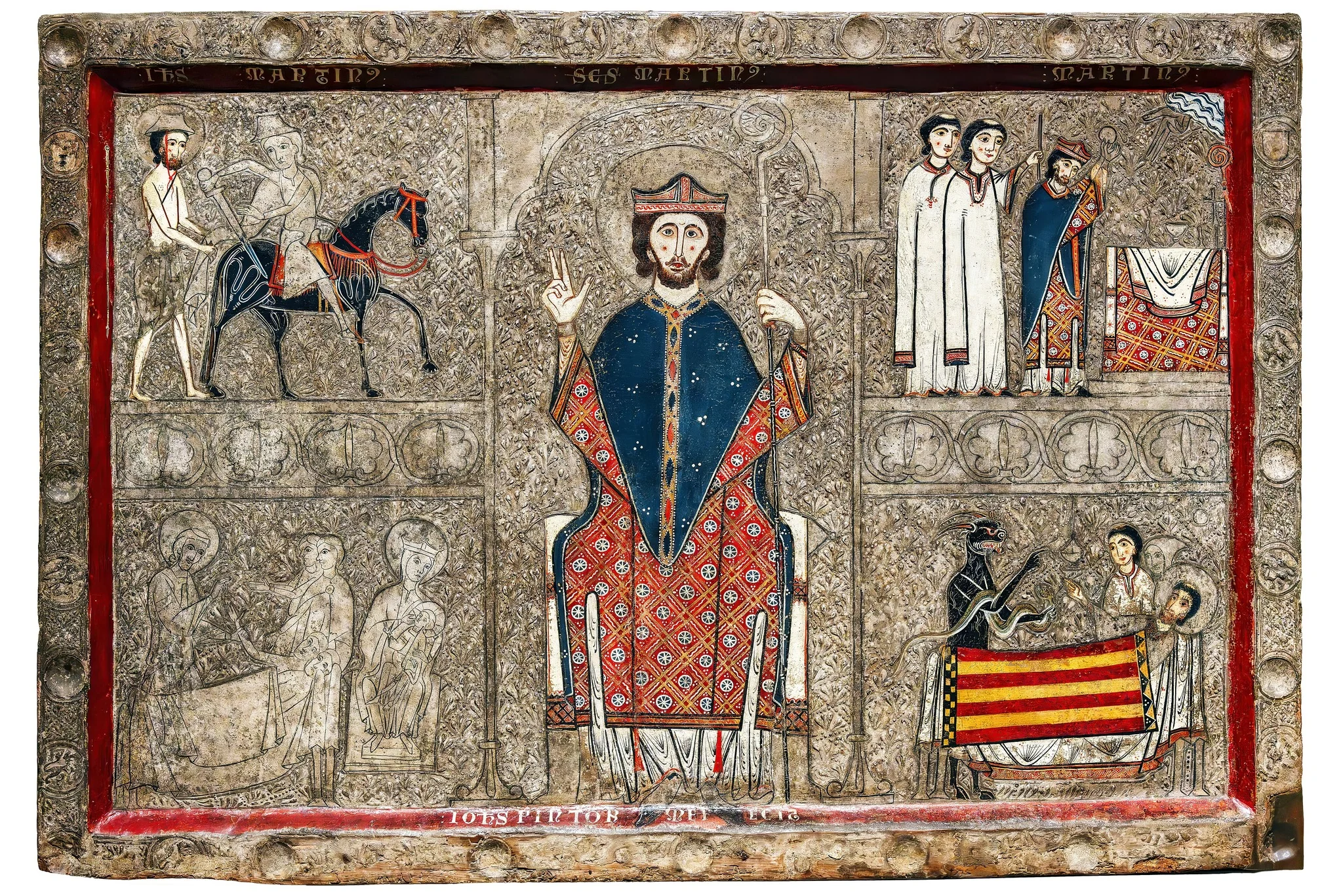 Altar frontal from Gia, detail
