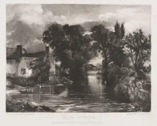MILL STREAM, by John Constable, 1831