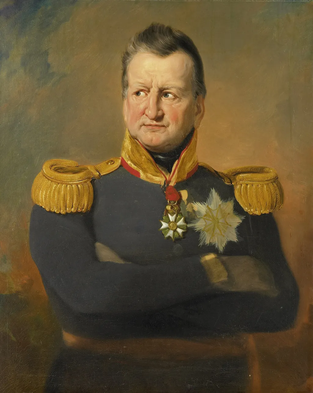 Portrait of Baron David Hendrik Chassé, Lieutenant-General, by Jan Willem Pieneman, oil, 1832