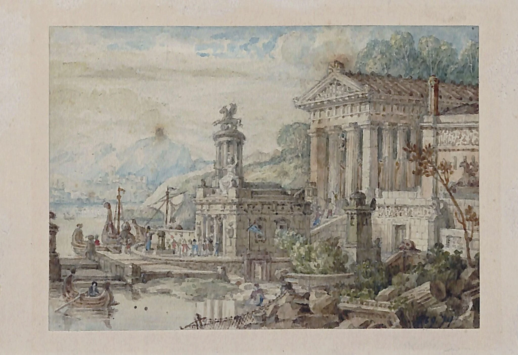 A Temple of Victory, detail