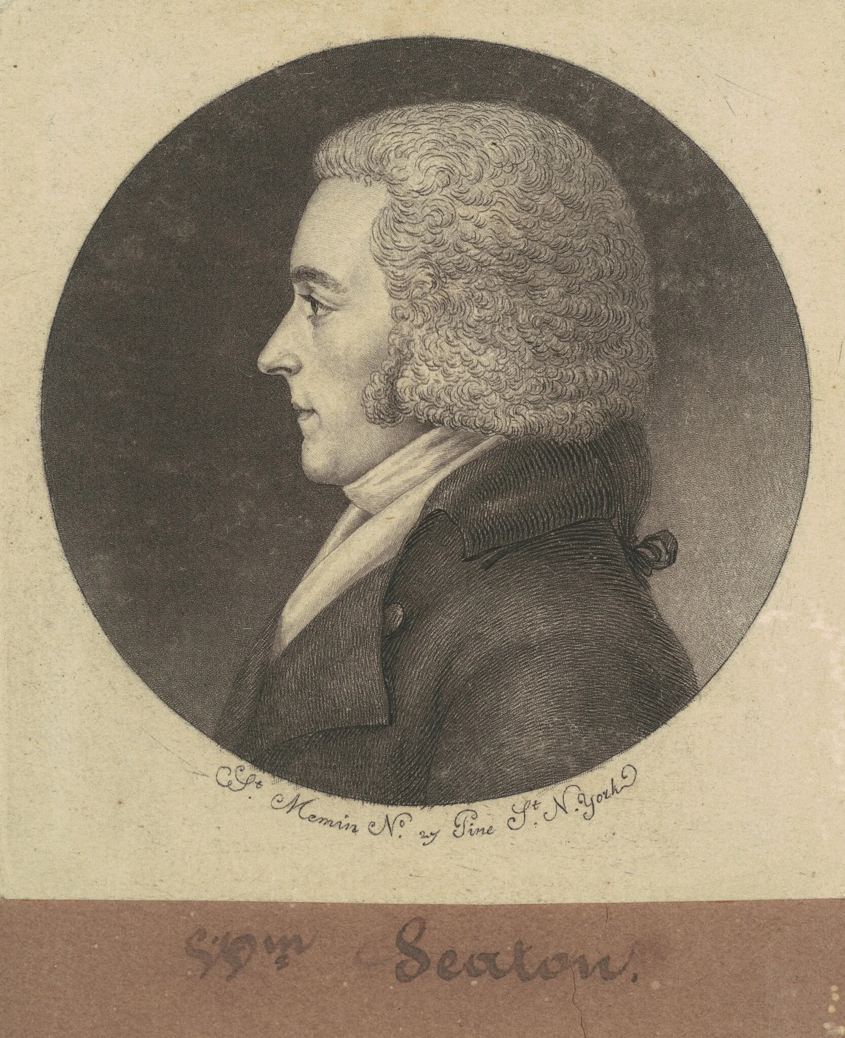 William Seton, detail