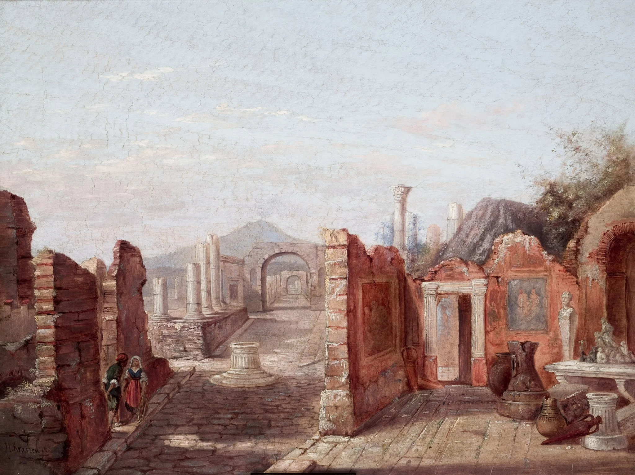 Ruins of Pompeii, detail