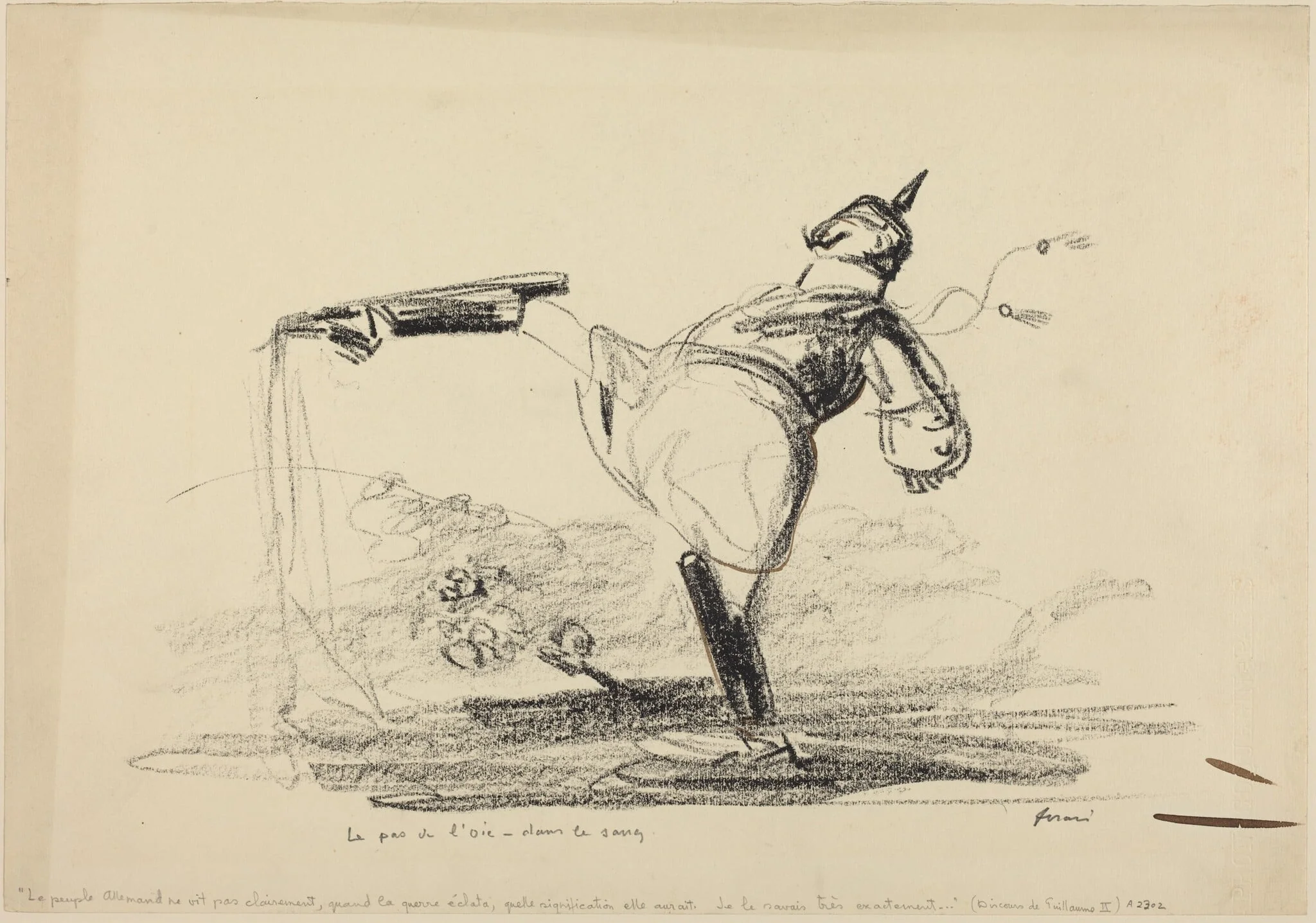 Le pas de l'oie - dans le sang, detail
