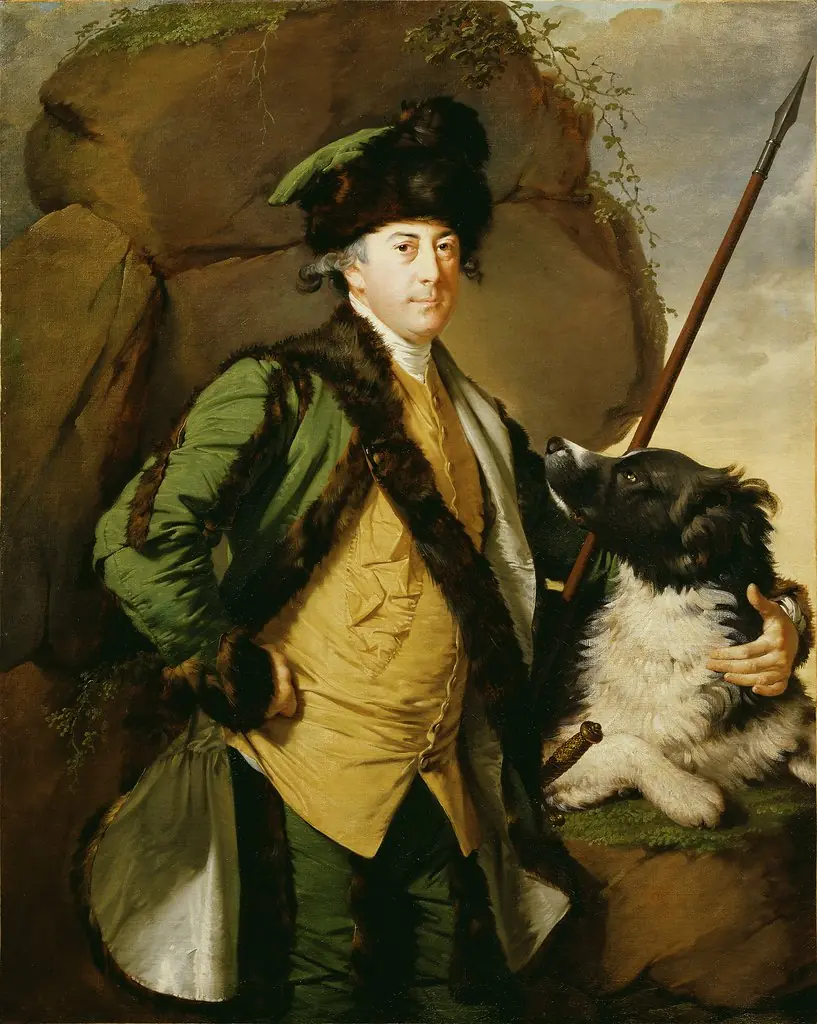 John Whetham of Kirklington, by Joseph Wright of Derby, oil, 1790