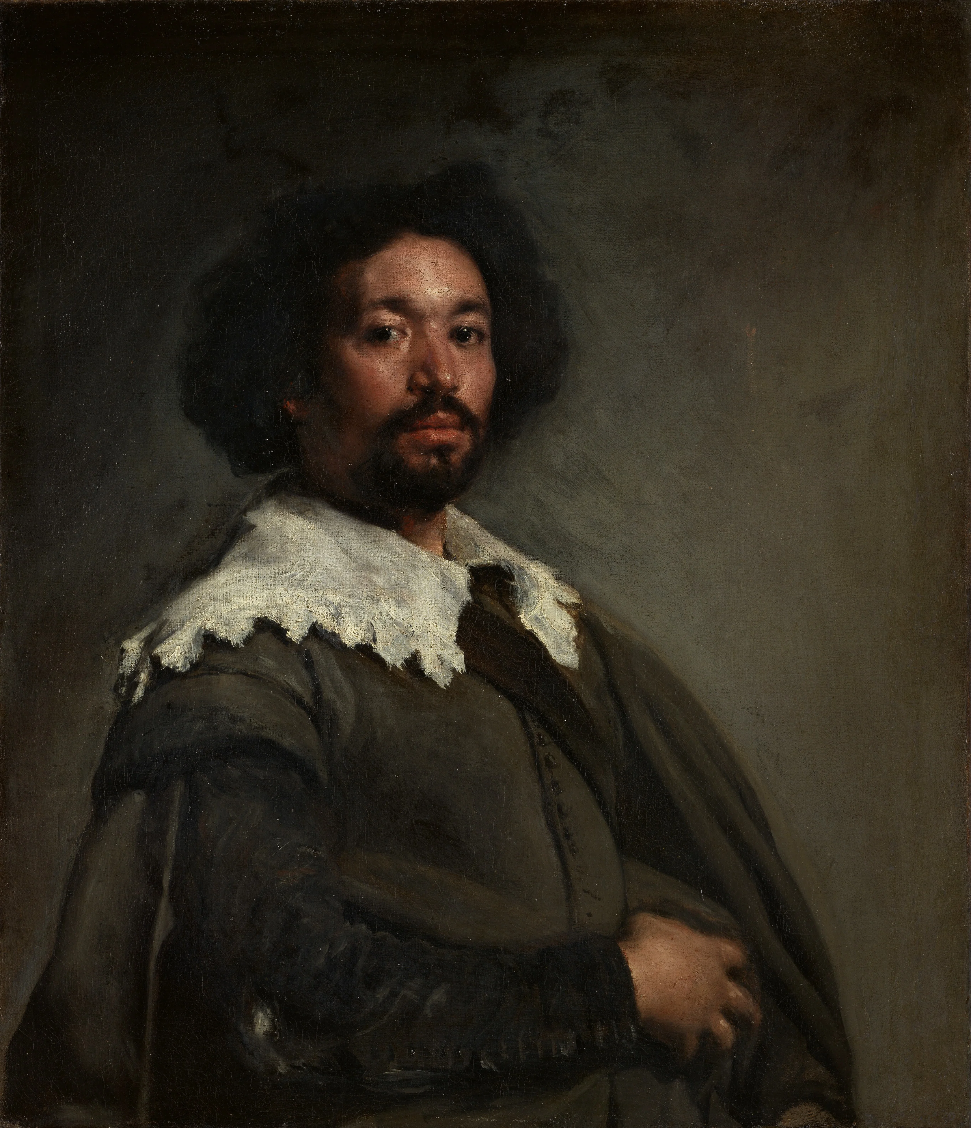 Portrait of Juan de Pareja, detail