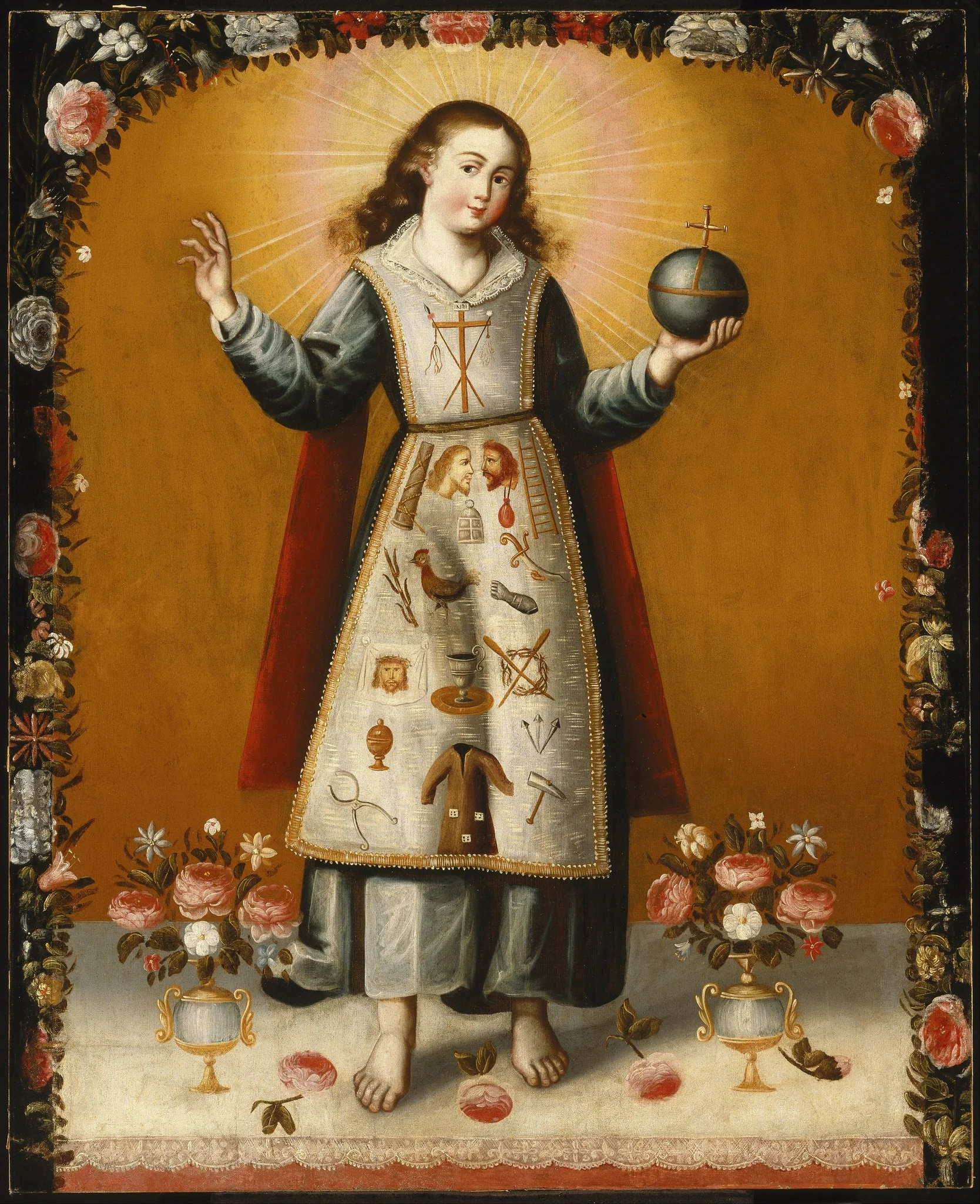 Christ Child with Passion Symbols, detail