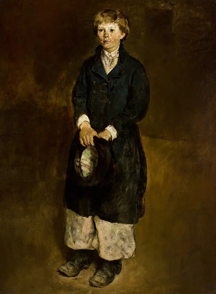 Portrait of a Boy, by Witold Pruszkowski, oil, 1881