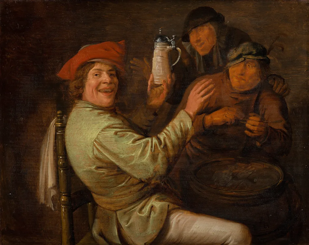 Hearing, by Jan Miense Molenaer, oil, 1637