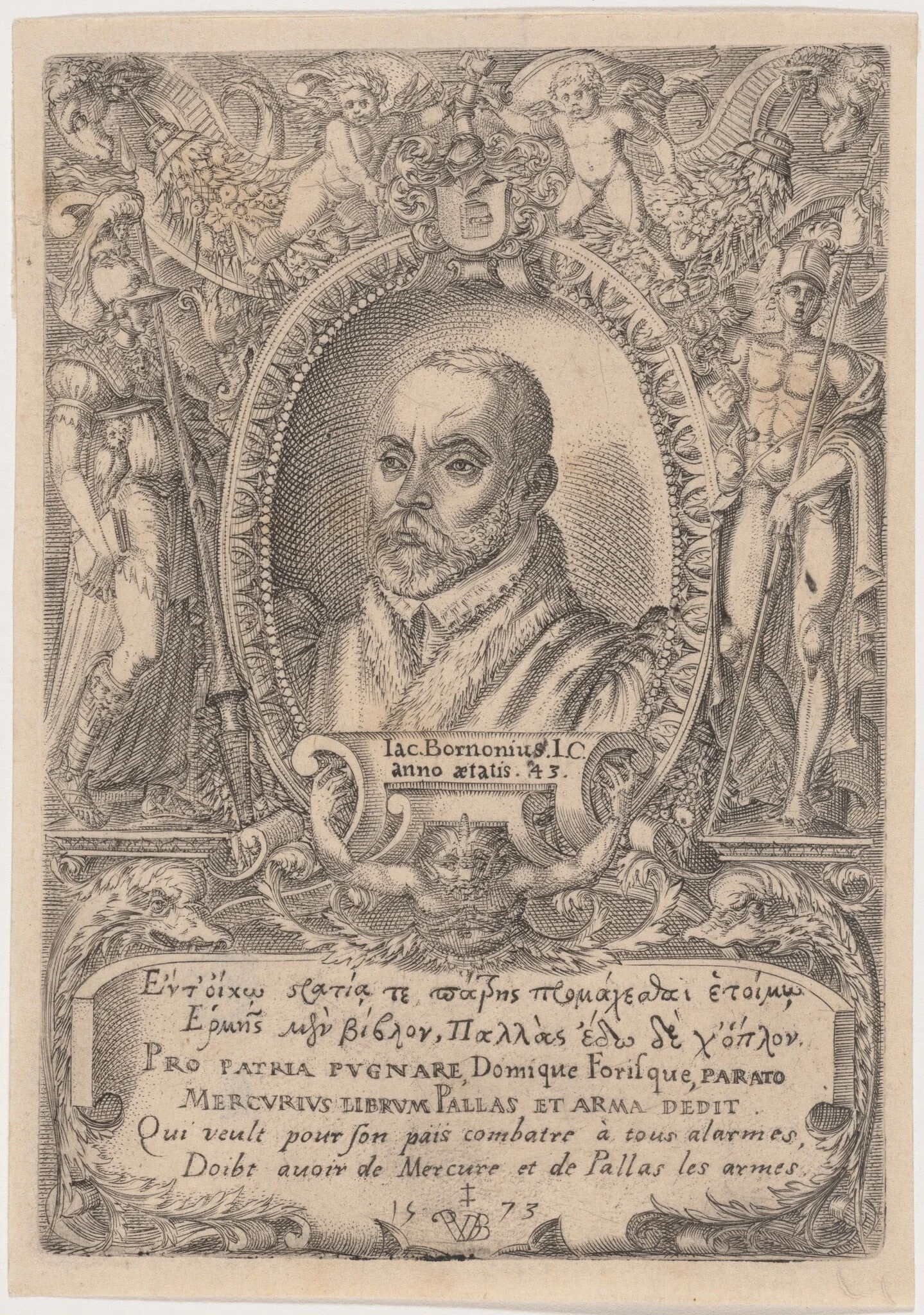 Jacob Bornonius, detail