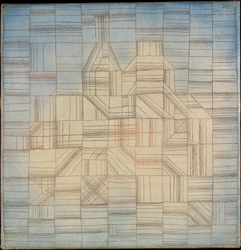 Variations (Progressive Motif), by Paul Klee, oil, 1927