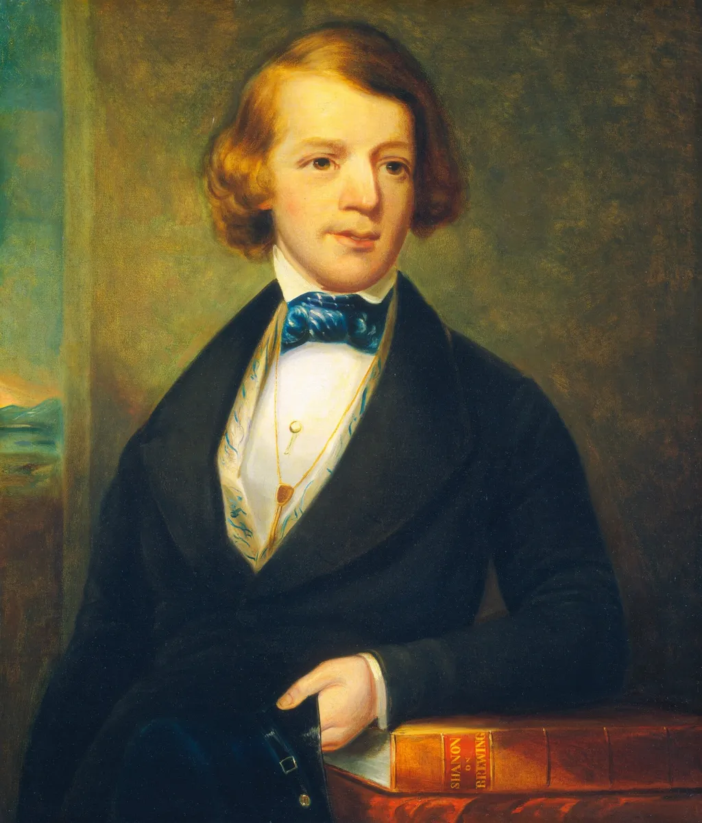 William Crook Rudman, Jr., oil, 1845