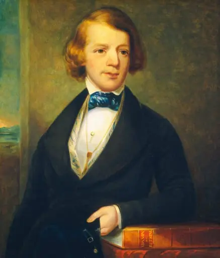 William Crook Rudman, Jr., oil, 1845