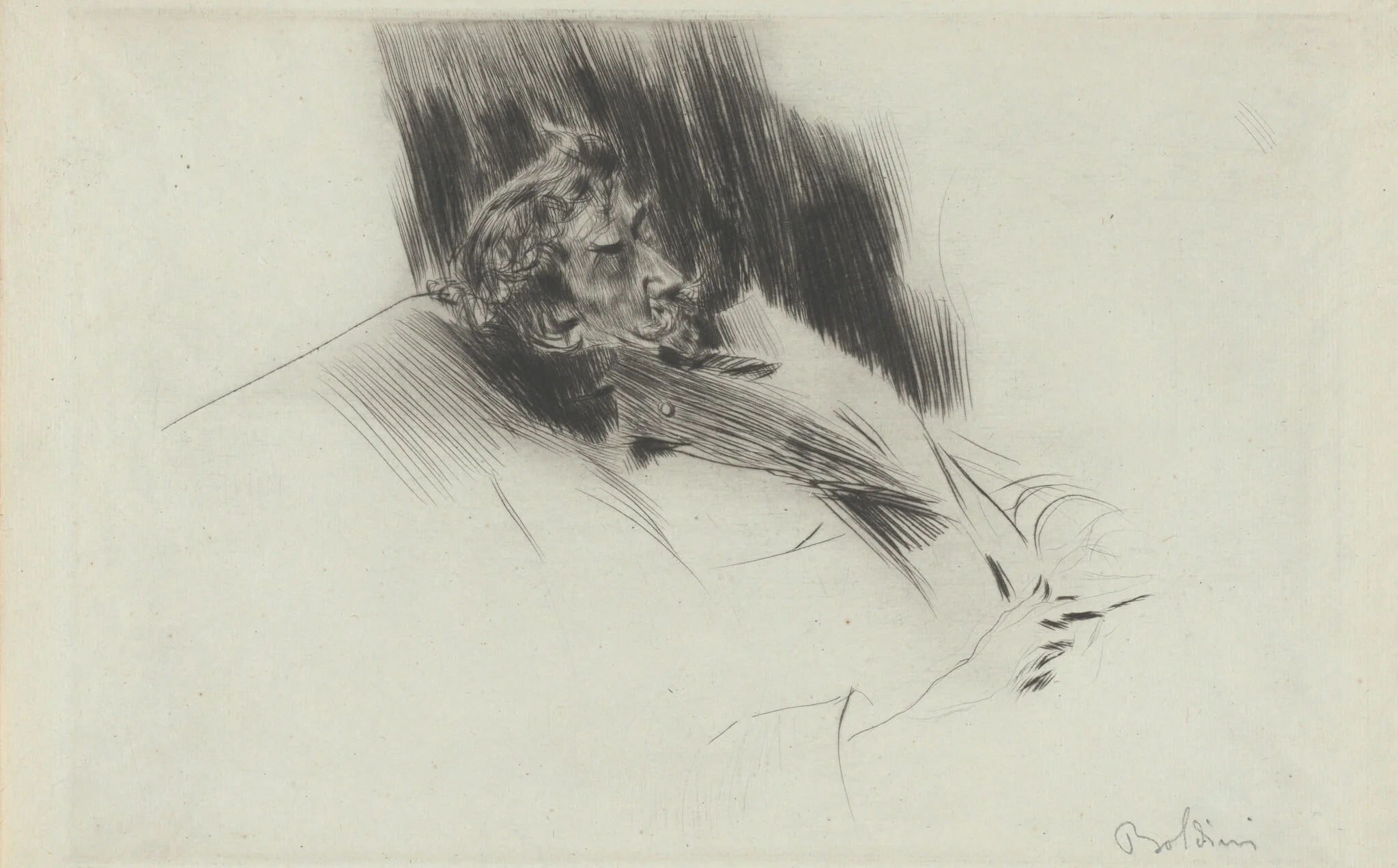 Whistler Asleep, detail