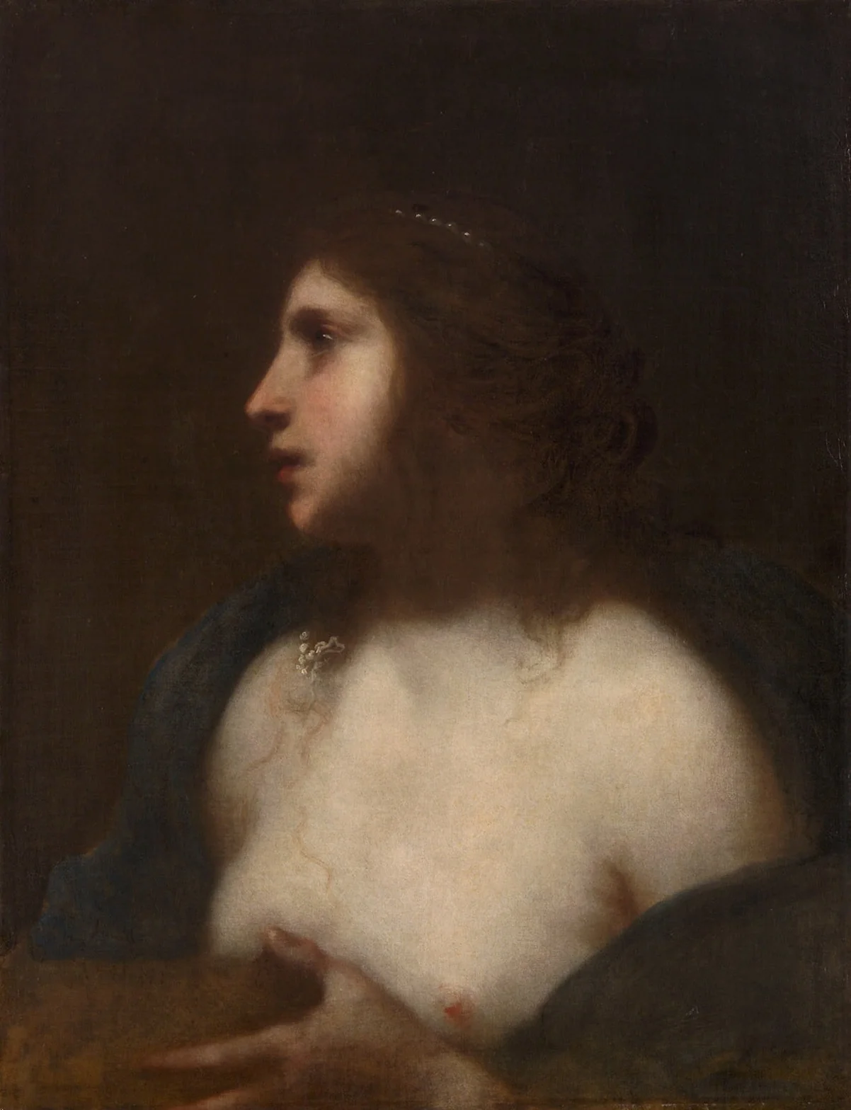 Penitent Mary Magdalen, detail