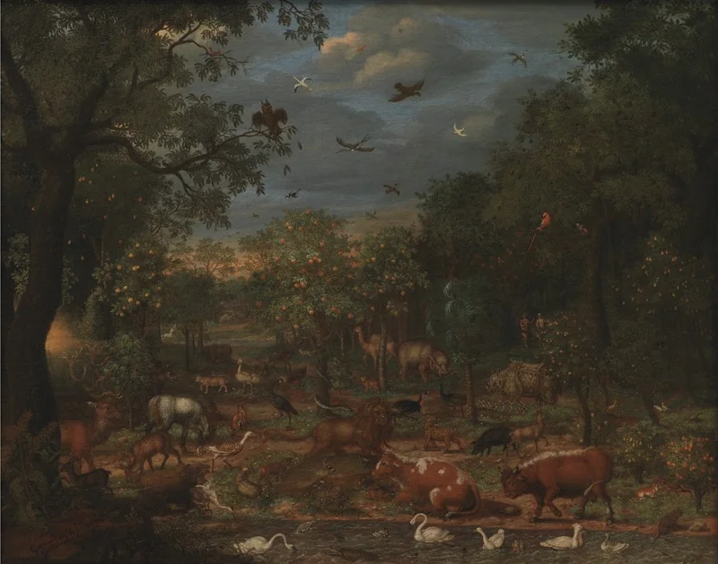Paradise before the Fall of Man, detail