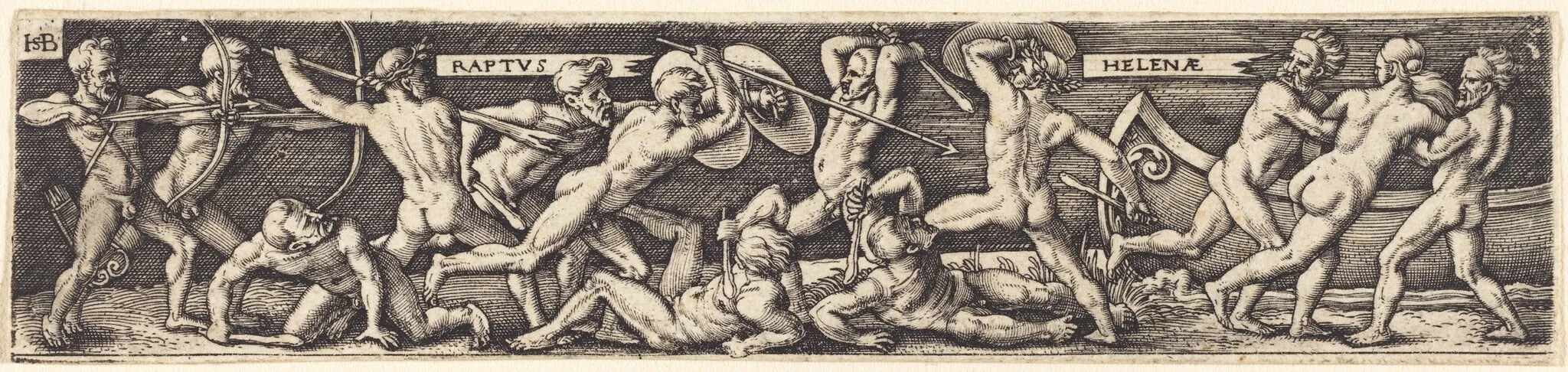 The Abduction of Helena, detail