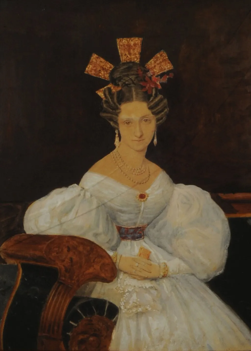 Mrs. Manuela Suárez Lastra de Garmendia, by Charles Pellegrini, unspecified, 1830