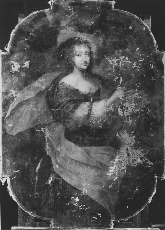 Bildnis einer Hofdame, detail
