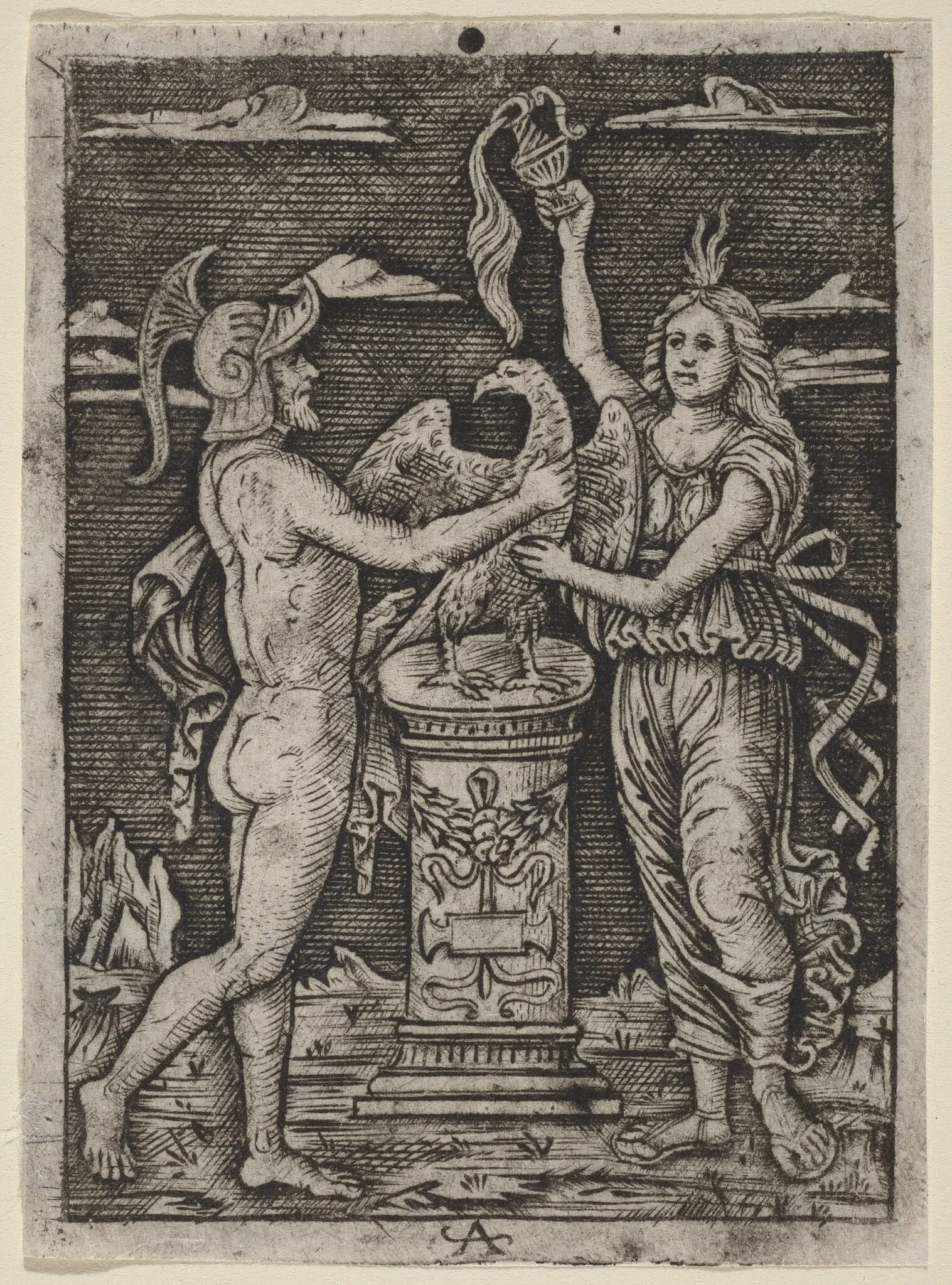 Consecration of an Eagle, detail