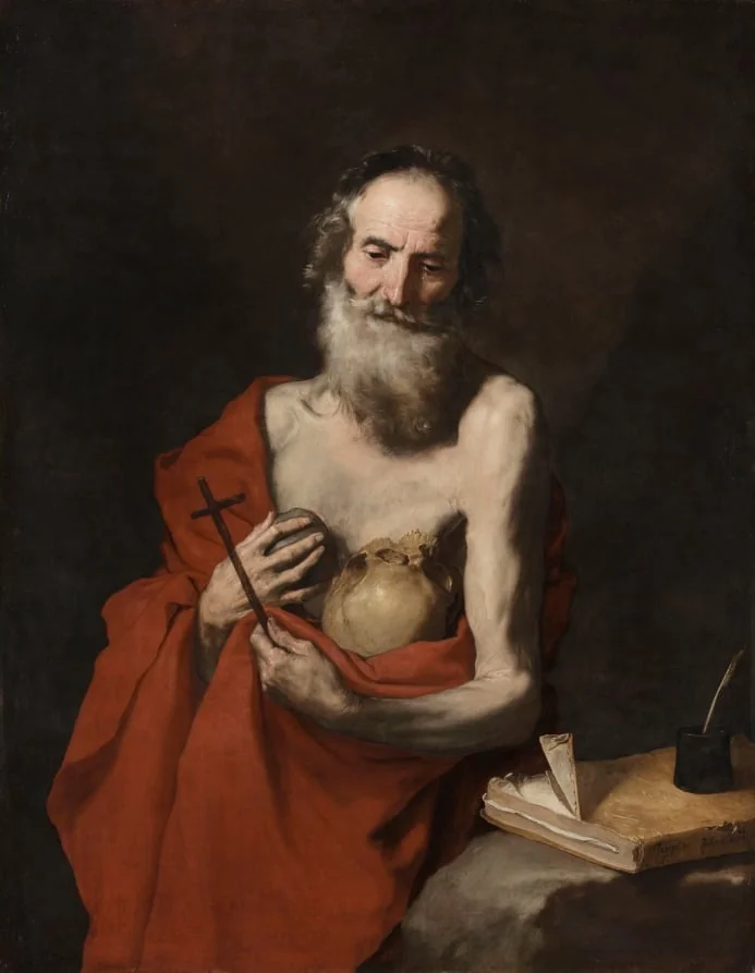 Saint Jerome, detail