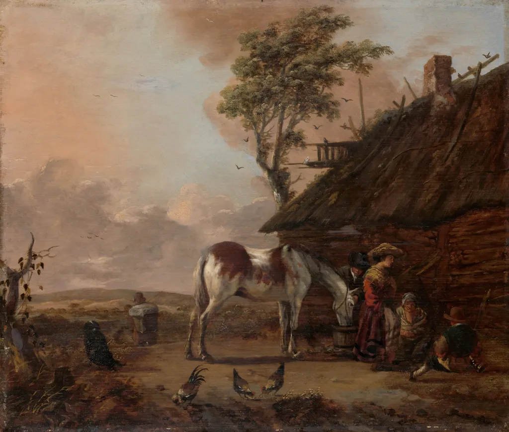 A Piebald Horse, by Jan Wouwerman, unspecified, 1660