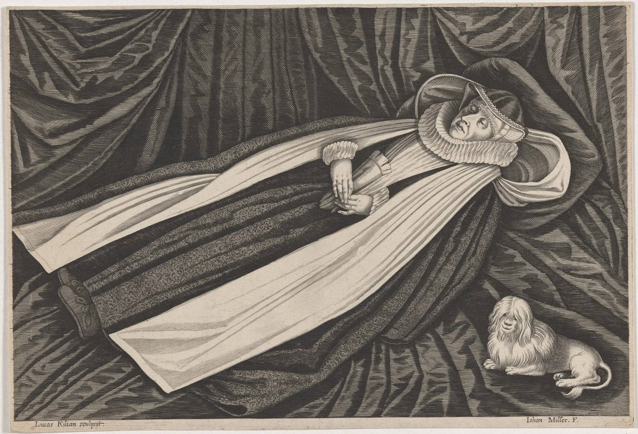 Deathbed of a Nun, detail