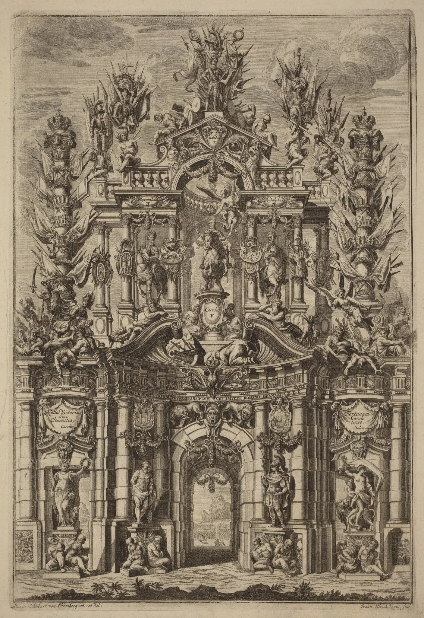Triumphal Arch for Charles V, detail