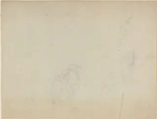 Sheet of Studies [recto and verso], by John Flaxman, graphite, 1801