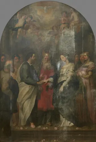 Marriage of Mary, by Gerard Seghers, oil, 1640