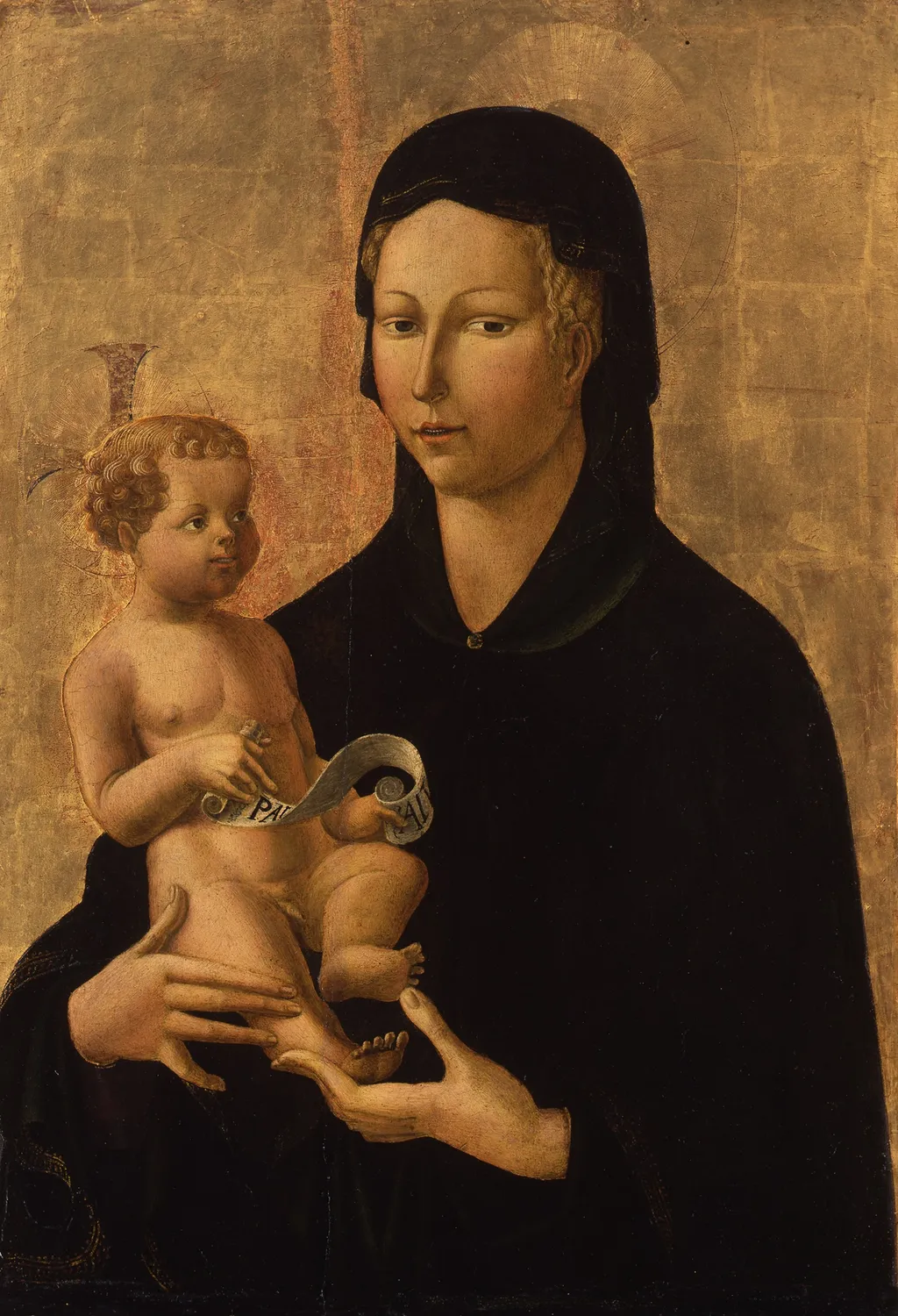 The Virgin and Child, by Paolo Uccello, paint