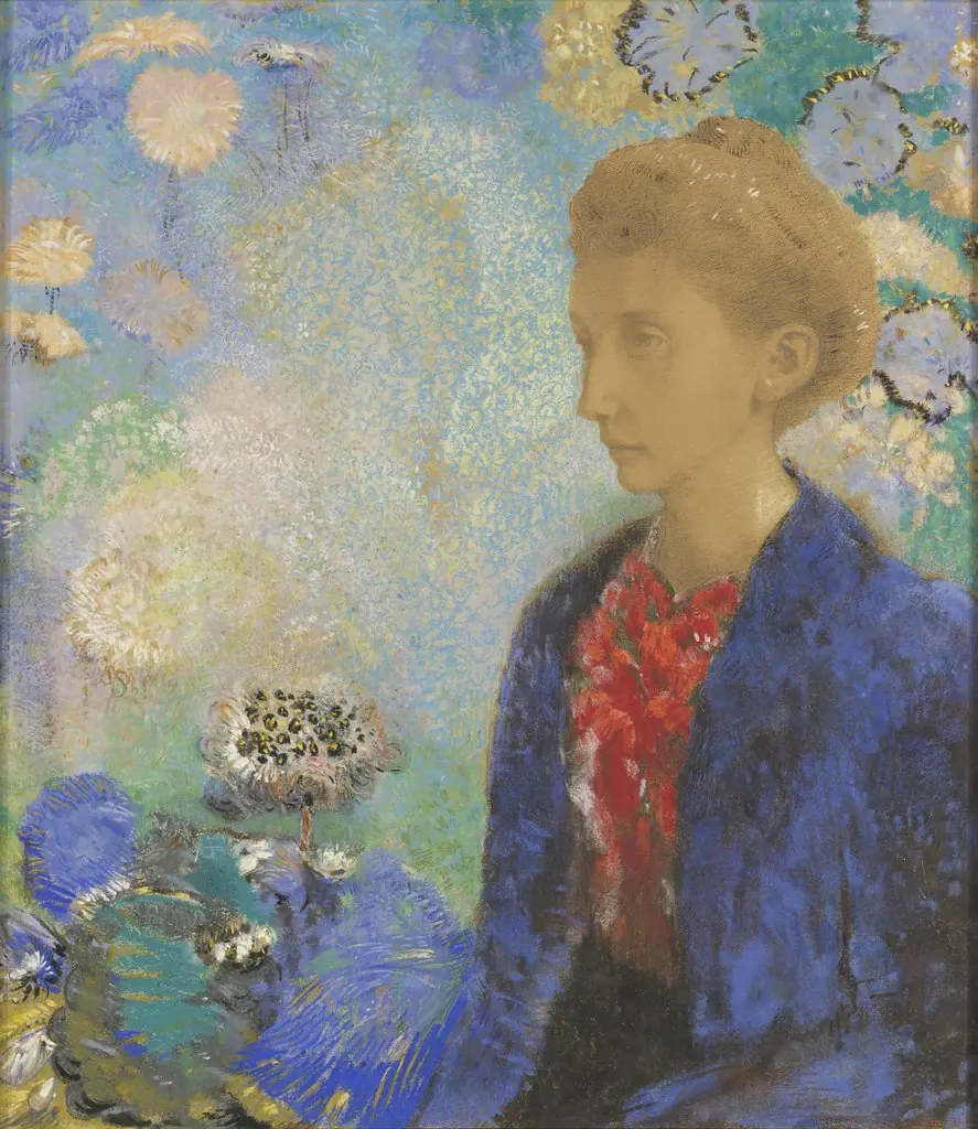 Baronne de Domecy, by Odilon Redon, unspecified, 1900