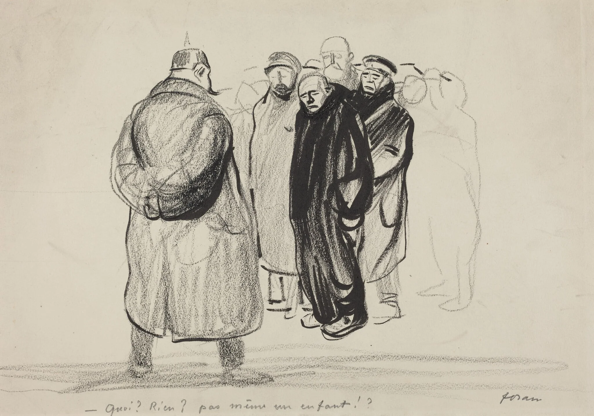 Bredouilles, l'Equipage d'un Zeppelin, detail