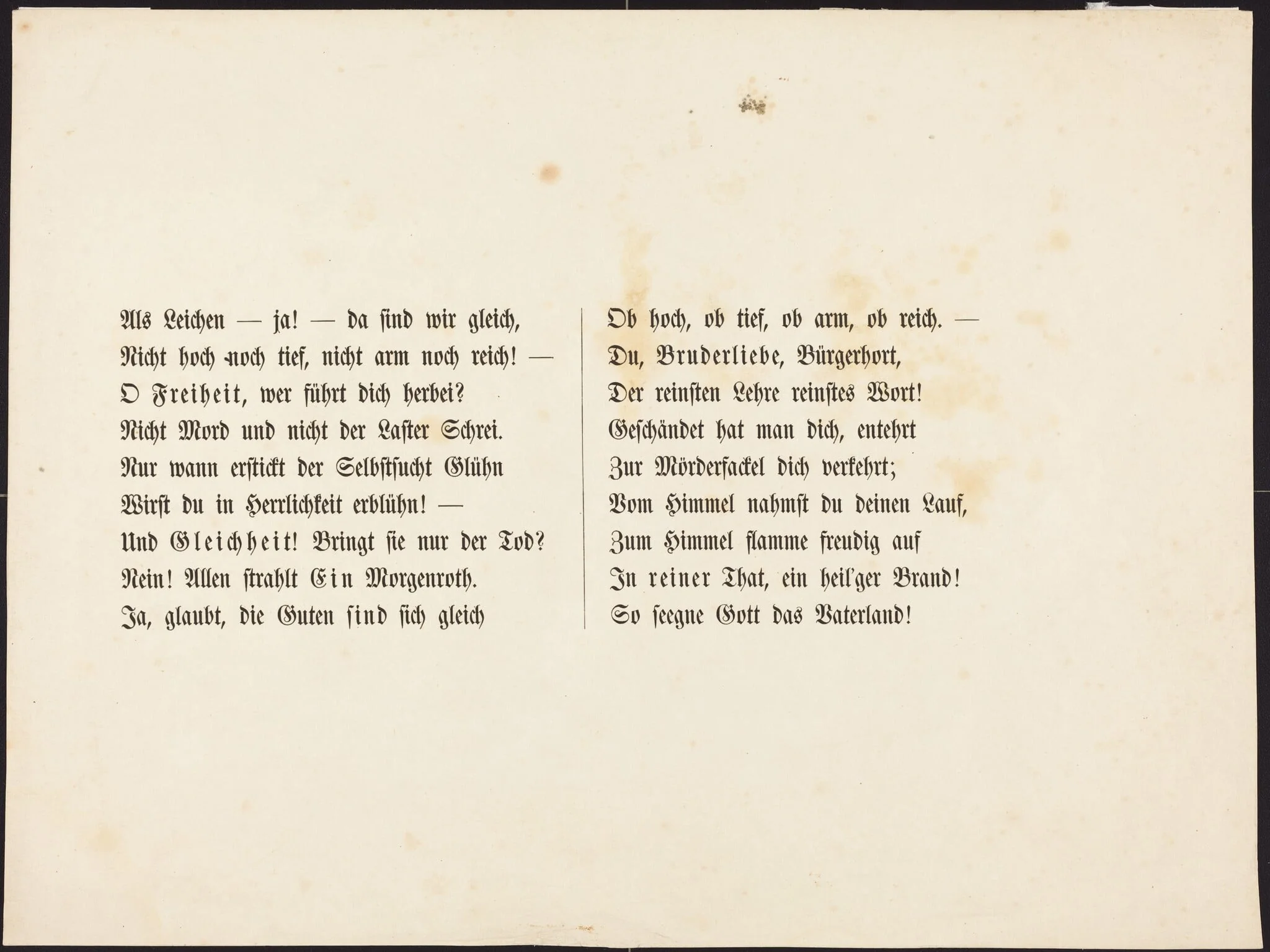 Auch ein Todtentanz: Text Page, detail