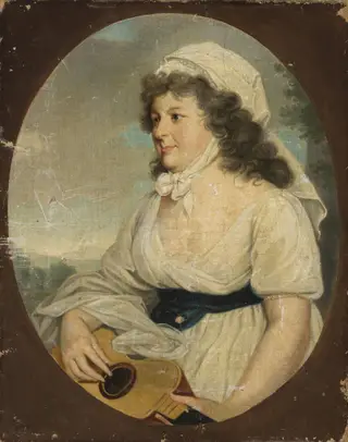 Portrait of countess Esterhazy, by Josef Anton Kapeller, oil, 1800