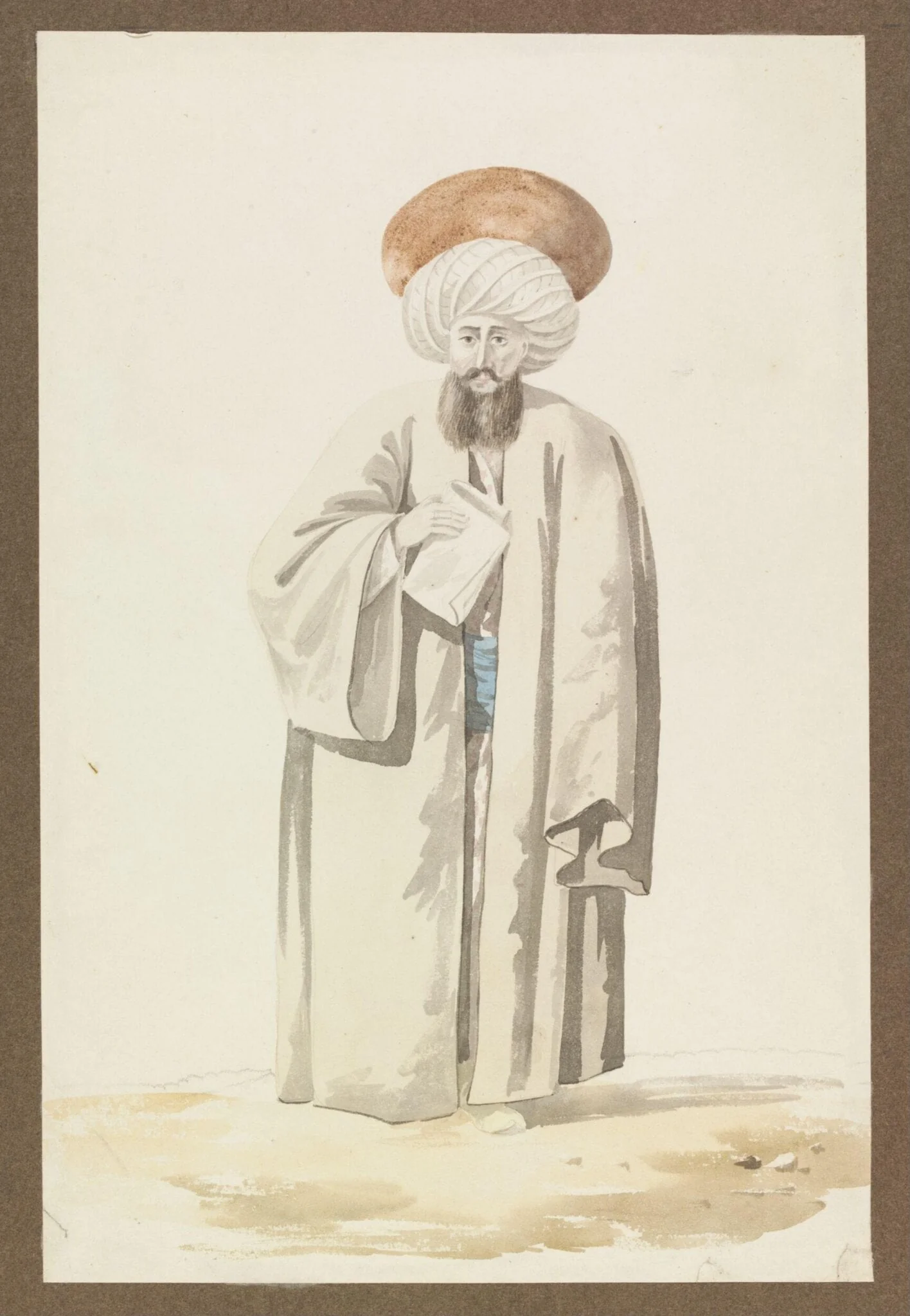 A Religious Dignitary, detail