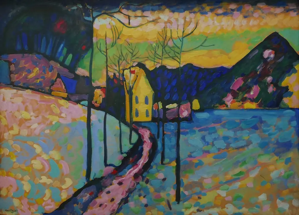 Winter Landscape, by Wassily Kandinsky, unspecified, 1909