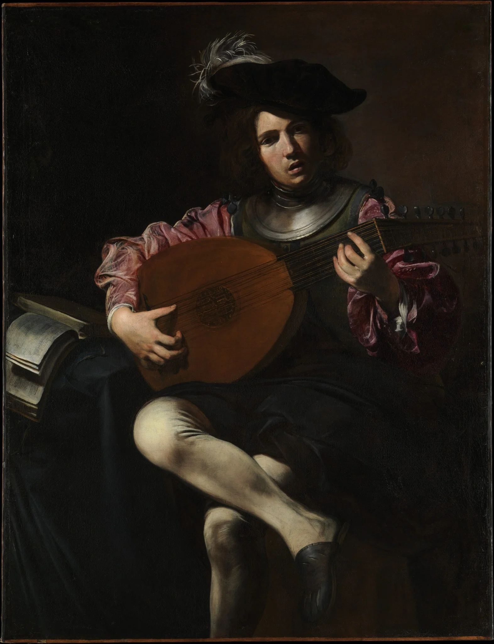 The Lute Player, detail
