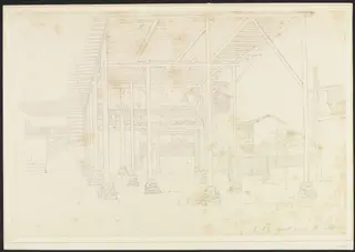 Greek House at Adalia, by Antonio or Anton Schranz, 1837